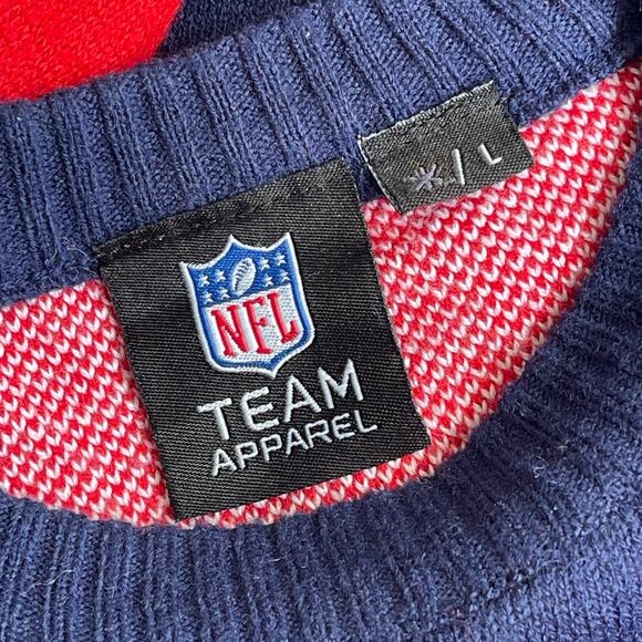 FOCO Klew NFL Team Apparel New England Patriots Ugly Christmas Sweater Size L - Picture 5 of 6